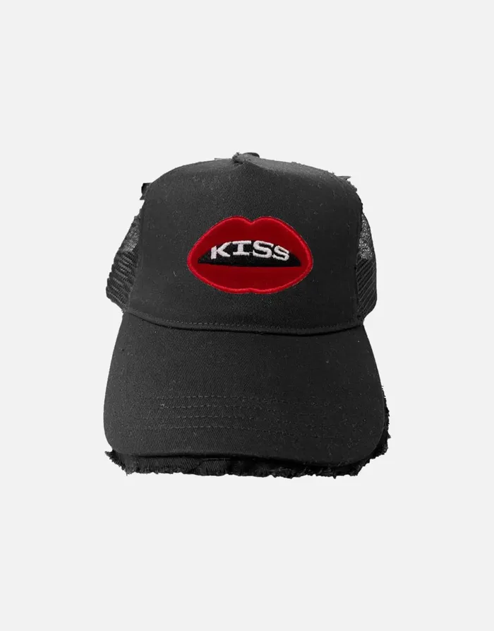 Jilly Kiss Lip Patch Black Women039s Lauren Moshi Hats