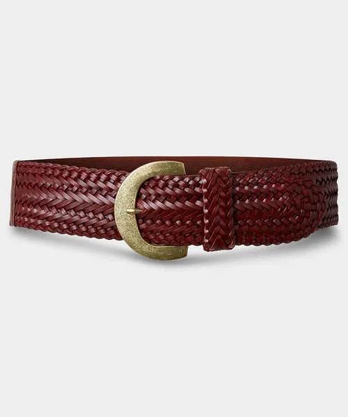 Joebrowns Lola Woven Leather Belt Tan Apparel Accessories and Jewellery