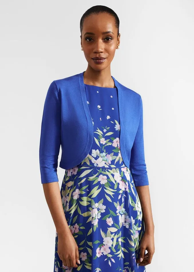 Jumpers and Cardigans Women HOBBS Carrie Bolero Lapis Blue
