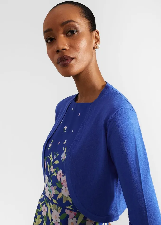 Jumpers and Cardigans Women HOBBS Carrie Bolero Lapis Blue