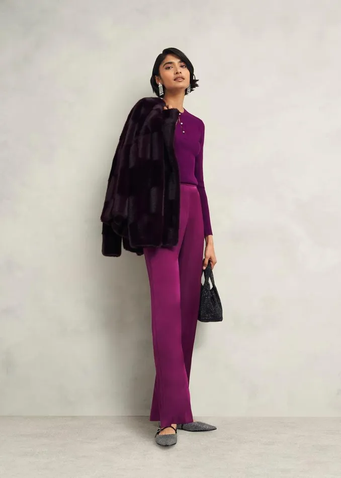 Jumpers and Cardigans Women HOBBS Hayden Jumper Vibrant Purple