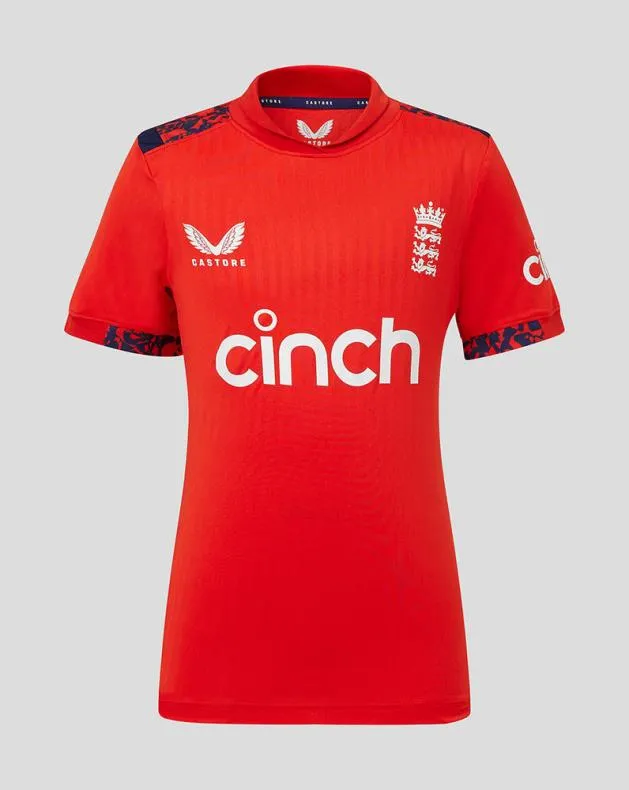 Junior Castore Junior England Cricket 2425 T20 Short Sleeve Shirt