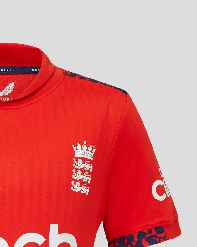 Junior Castore Junior England Cricket 2425 T20 Short Sleeve Shirt