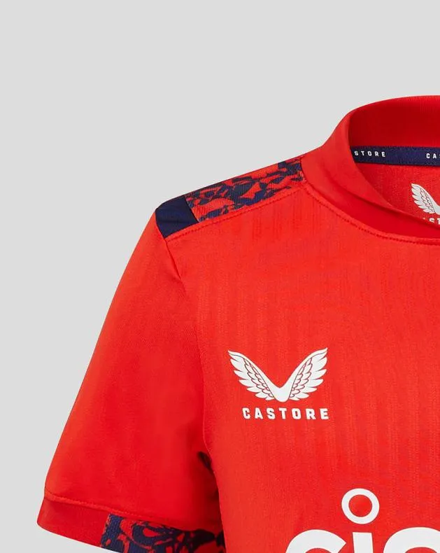 Junior Castore Junior England Cricket 2425 T20 Short Sleeve Shirt