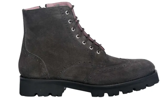 Kelsey 8211 Grey Suede Women Barker Shoes Womens Boots