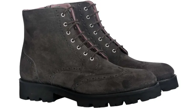 Kelsey 8211 Grey Suede Women Barker Shoes Womens Boots
