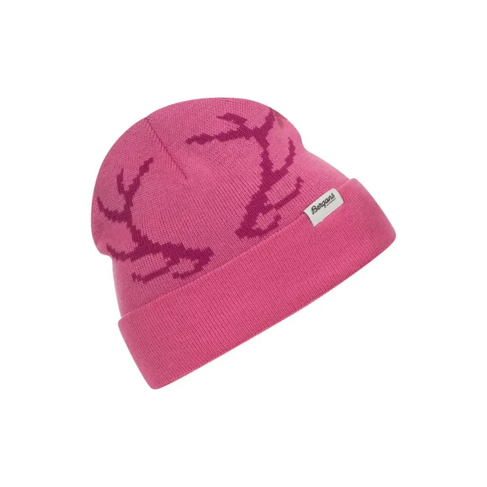 Kids Bergans Of Norway Beanies And Balaclava Antlers Beanie Ibis Rose