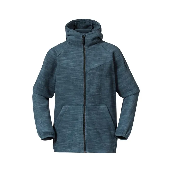 Kids Bergans Of Norway Midlayers Hareid Youth Jacket Orion Blue