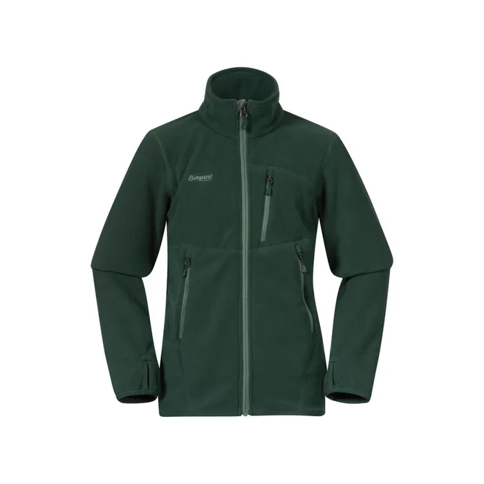 Kids Bergans Of Norway Midlayers Runde Youth Jacket Duke Green