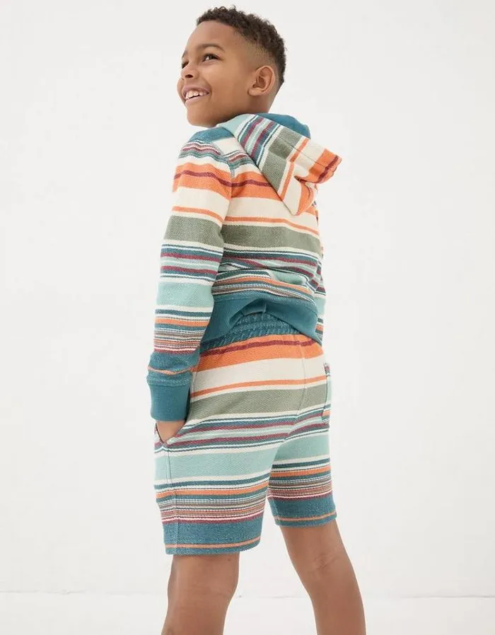 Kids FatFace Mini Me Outfits Trescowe Sweat Short Multi