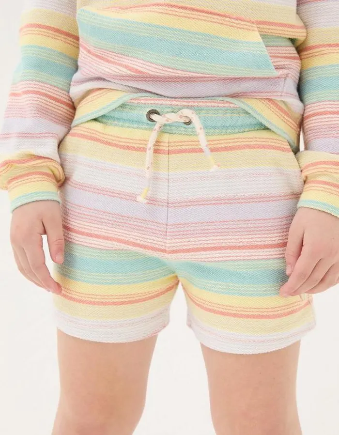 Kids FatFace Shorts Textured Stripe Shorts Multi