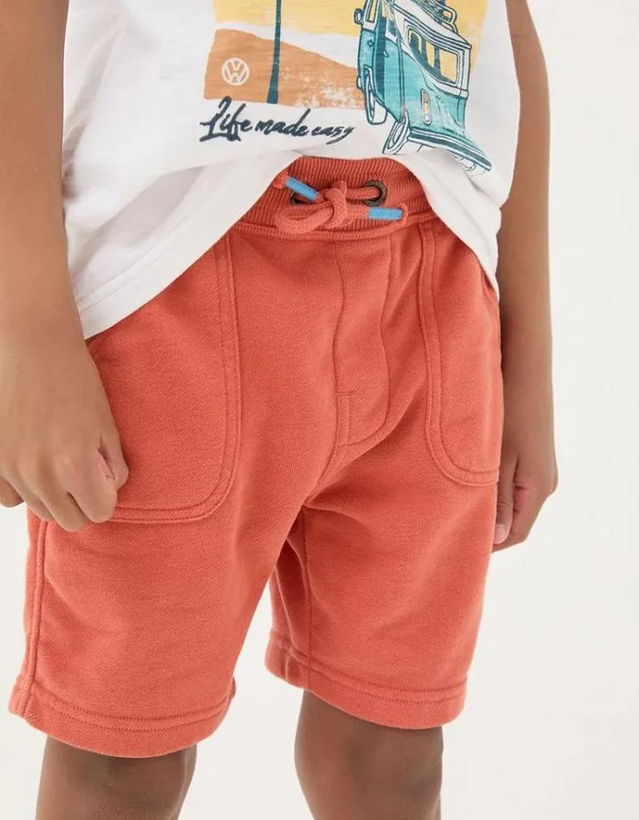 Kids FatFace Shorts Two Pack Sweat Shorts Mint Green