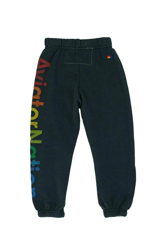 Kids Kids Collection Aviator Nation KID039S AVIATOR NATION SWEATPANTS 8211 CHARCOAL