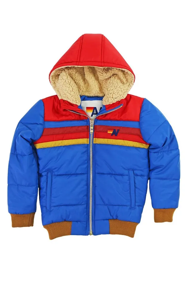 Kids Kids Collection Aviator Nation KID039S TREKKER 2 JACKET 8211 SNORKEL BLUE