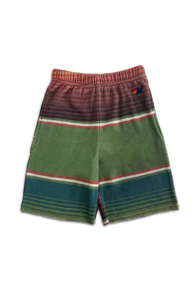Kids Kids Collection Aviator Nation KID039S TULUM SWEATSHORTS 8211 JUNGLE GREEN