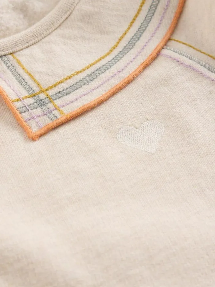 Kids Mirabelle Sweatshirt Dress Light Natural White Stuff Dresses and Skirts