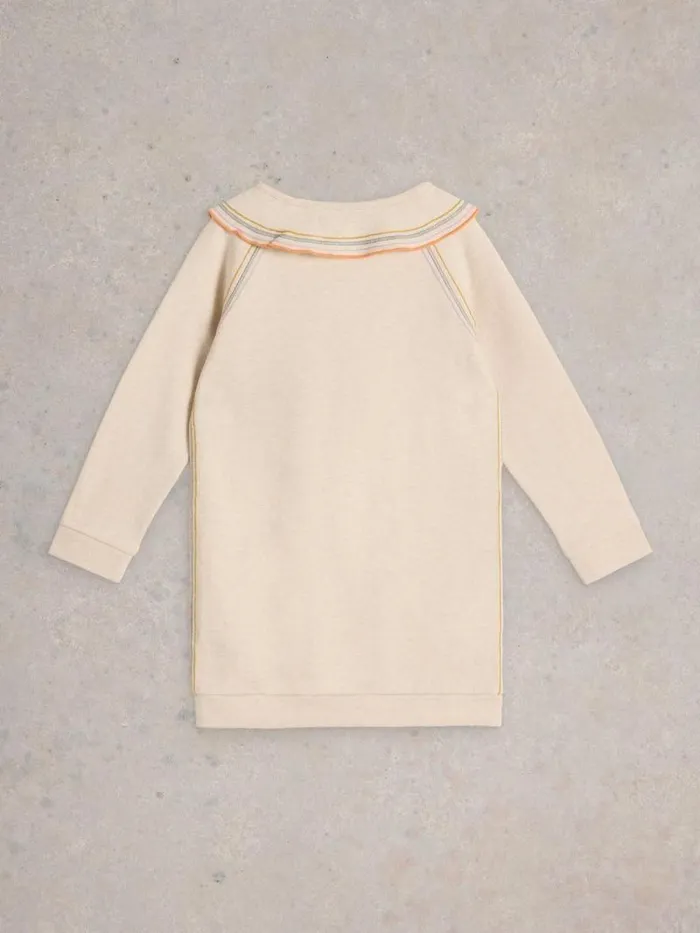 Kids Mirabelle Sweatshirt Dress Light Natural White Stuff Dresses and Skirts Kids Mirabelle Sweatshirt Dress Light Natural White Stuff Dresses and Skirts
