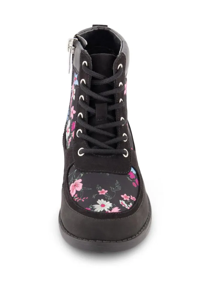 Kids Shoes Jessica Simpson Girls039 Daria Lace Moto Boot In Black
