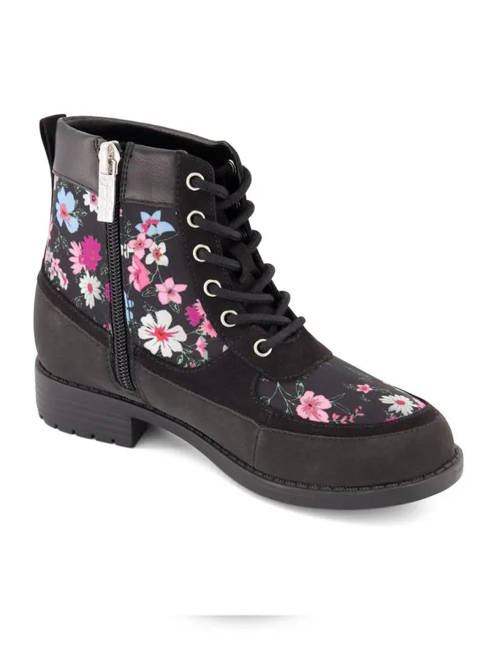 Kids Shoes Jessica Simpson Girls039 Daria Lace Moto Boot In Black