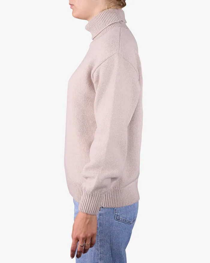 Knit Sweaters Colorfulstandard Women Merino Wool Turtleneck 8211 Polar Blue