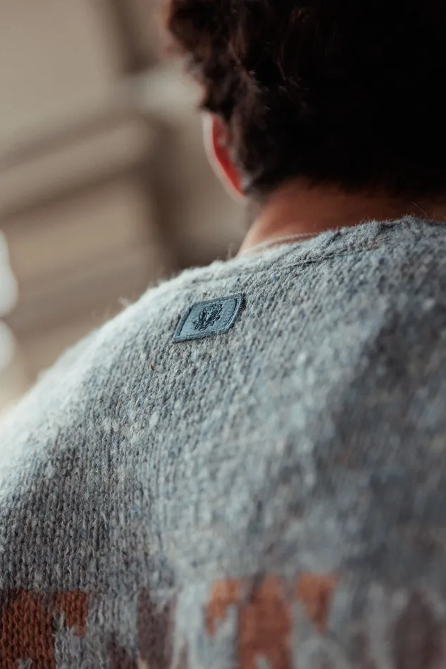 Knits Men MMGBarry Autumn Knit Ocean Blue Melange MOS MOSH Knits Men MMGBarry Autumn Knit Ocean Blue Melange MOS MOSH