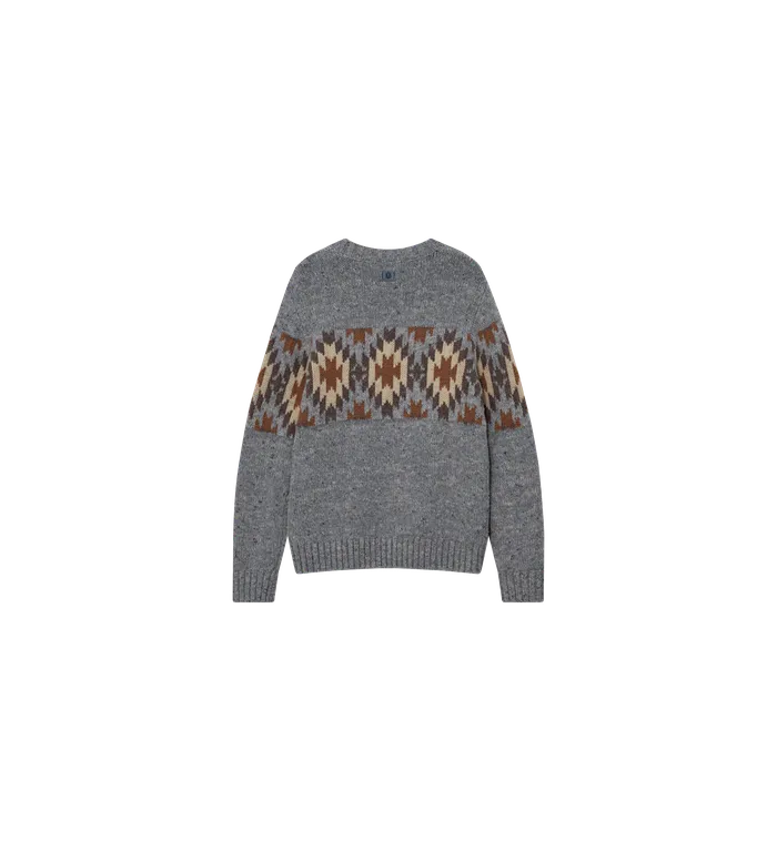Knits Men MMGBarry Autumn Knit Ocean Blue Melange MOS MOSH Knits Men MMGBarry Autumn Knit Ocean Blue Melange MOS MOSH