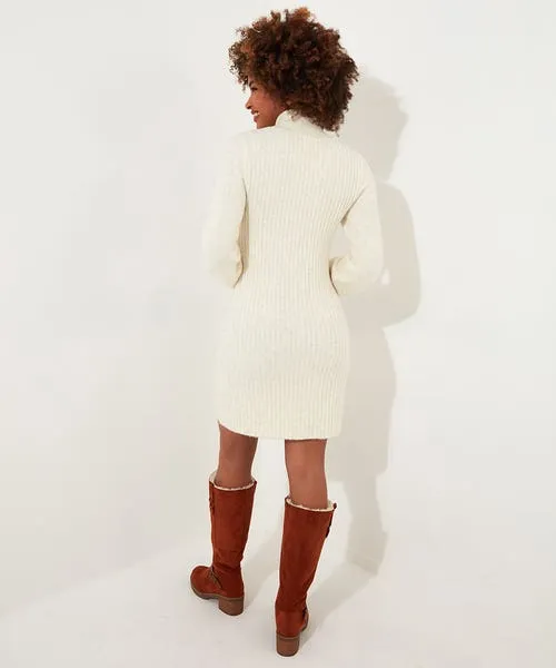 Knitwear and Cardigans Apparel Joebrowns Cosy Nights Knitted Dress Cream Knitwear and Cardigans Apparel Joebrowns Cosy Nights Knitted Dress Cream