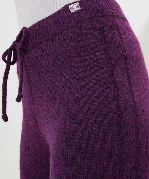Knitwear and Cardigans Sloe Joes Knitted Cable Joggers Purple 8211 Joebrowns Apparel Knitwear and Cardigans Sloe Joes Knitted Cable Joggers Purple 8211 Joebrowns Apparel