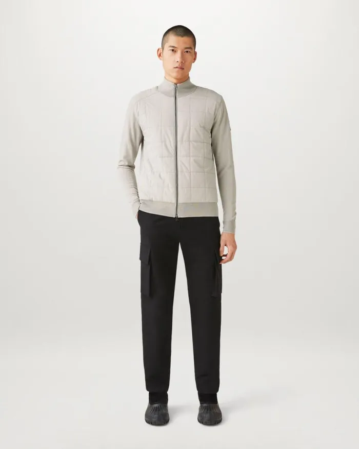 Knitwear Men Belstaff Kelbrook Zip Cardigan Chrome Grey Knitwear Men Belstaff Kelbrook Zip Cardigan Chrome Grey