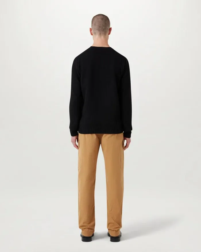 Knitwear Men Belstaff Watch Crewneck Jumper Black Knitwear Men Belstaff Watch Crewneck Jumper Black
