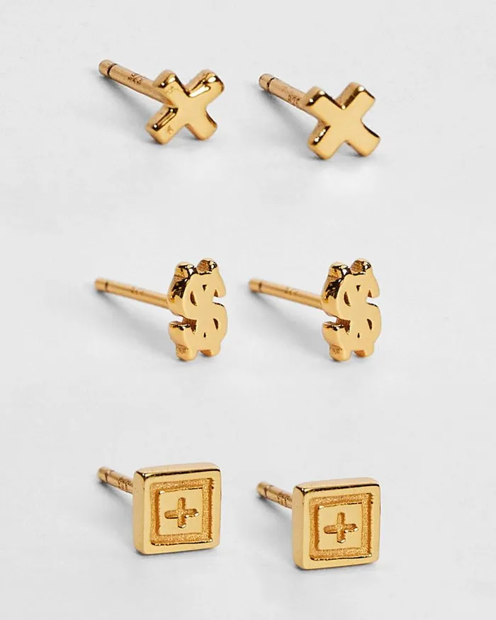 Ksubi 18k Dripps Earing Set WomensMens Jewelry