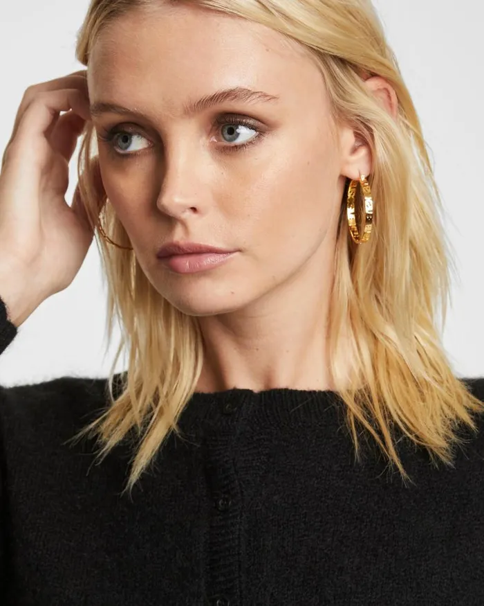 Ksubi 18k Dripps Sott Hoop Earings WomensMens Jewelry