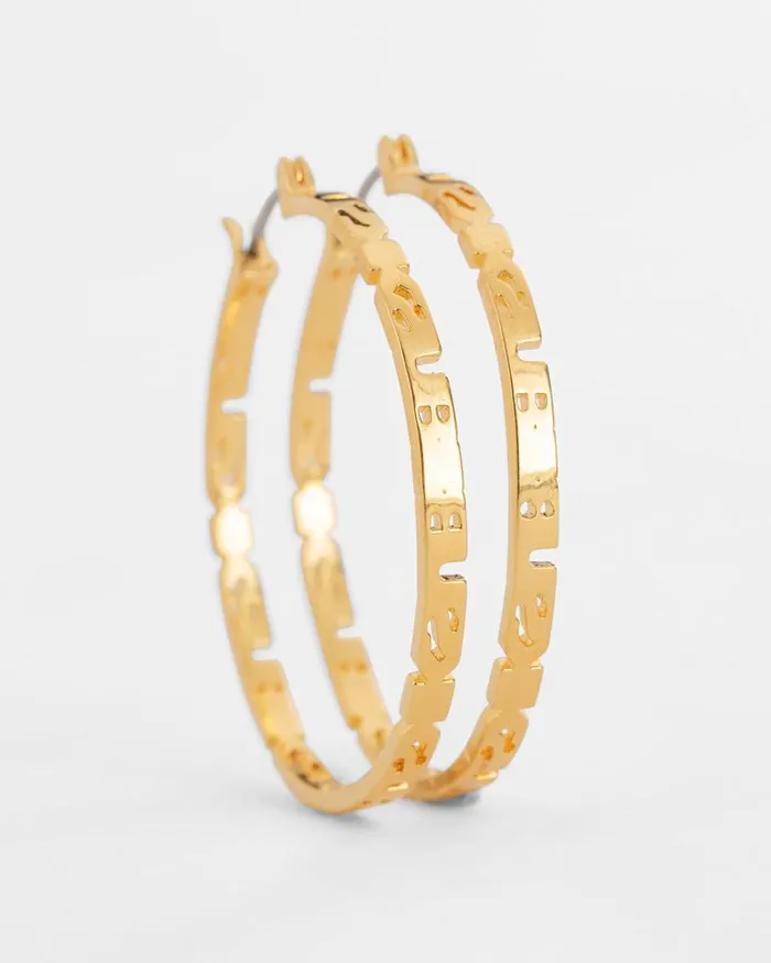 Ksubi 18k Dripps Sott Hoop Earings WomensMens Jewelry
