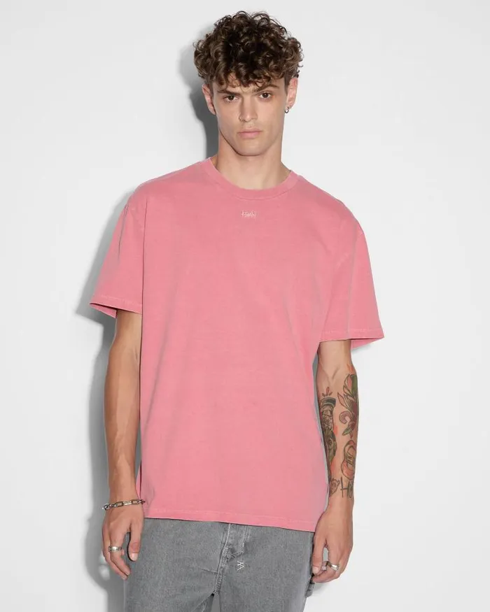 Ksubi 1999 Biggie Ss Tee Bleached Red Mens TShirts