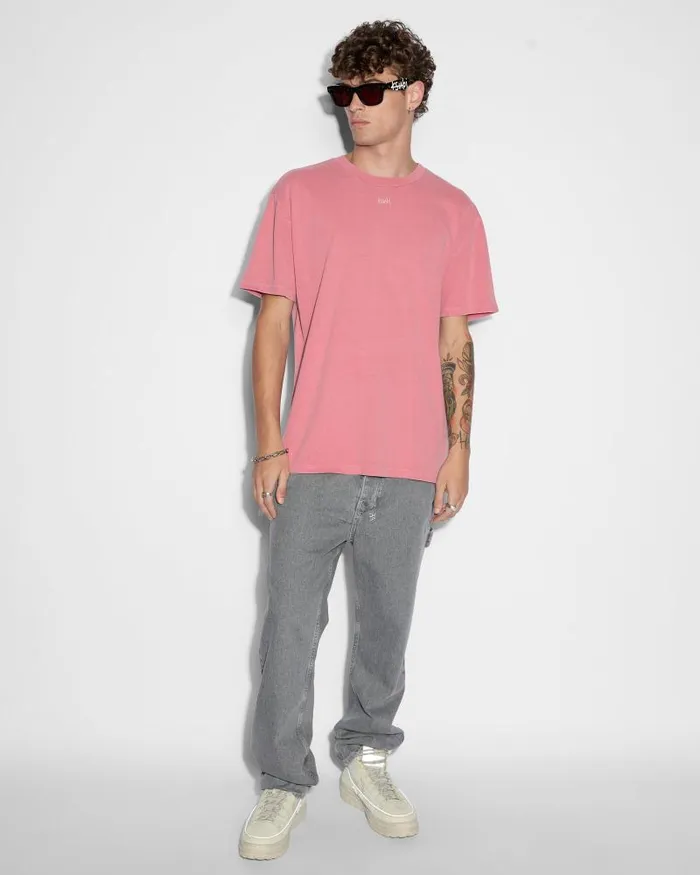 Ksubi 1999 Biggie Ss Tee Bleached Red Mens TShirts