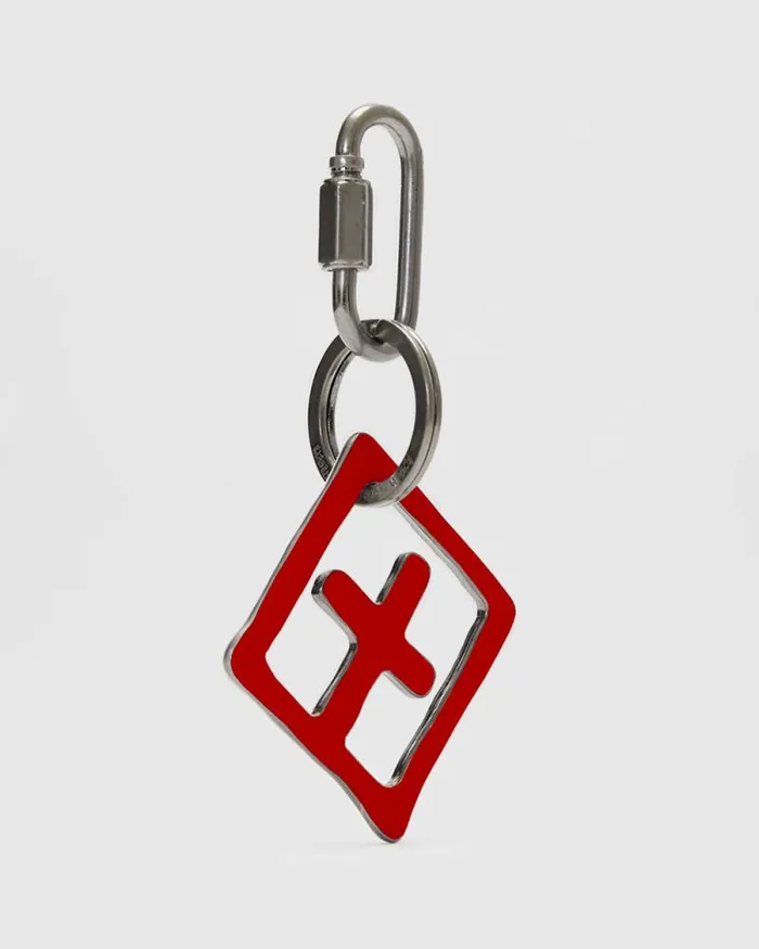 Ksubi 1999 Key Ring Red WomensMens Key Rings