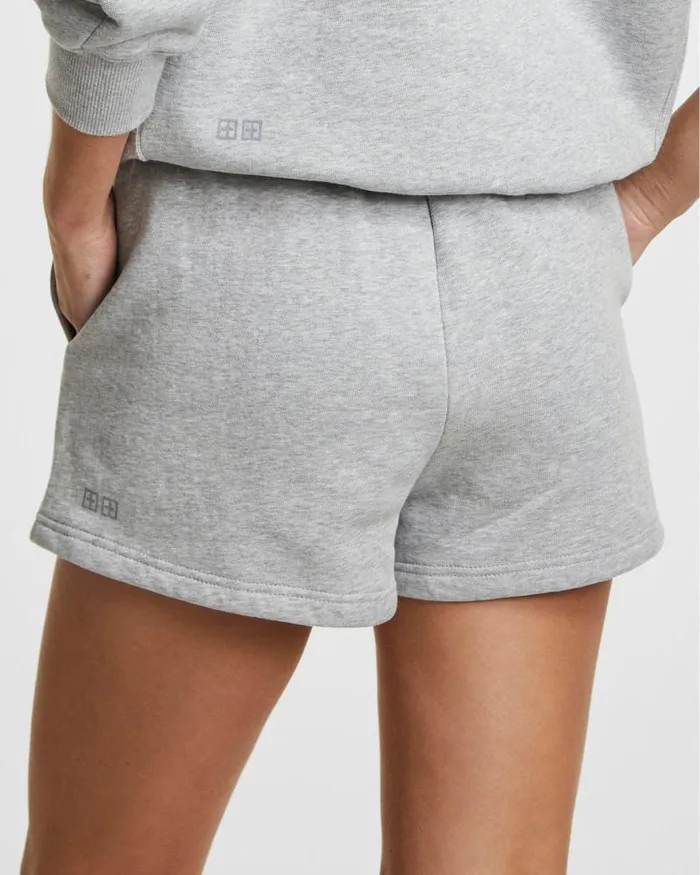 Ksubi 3 X 4 Trak Short Grey Marl Womens Sweatpants