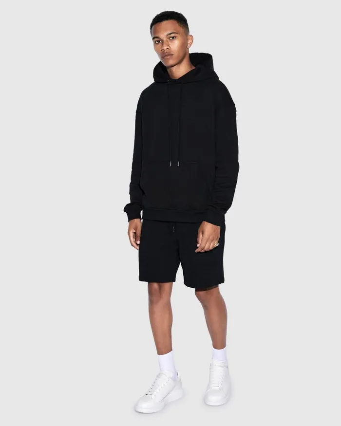 Ksubi 4 X 4 Trak Short Jet Black Mens Sweatpants