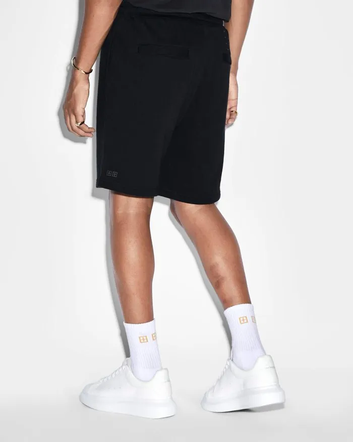 Ksubi 4 X 4 Trak Short Jet Black Mens Sweatpants