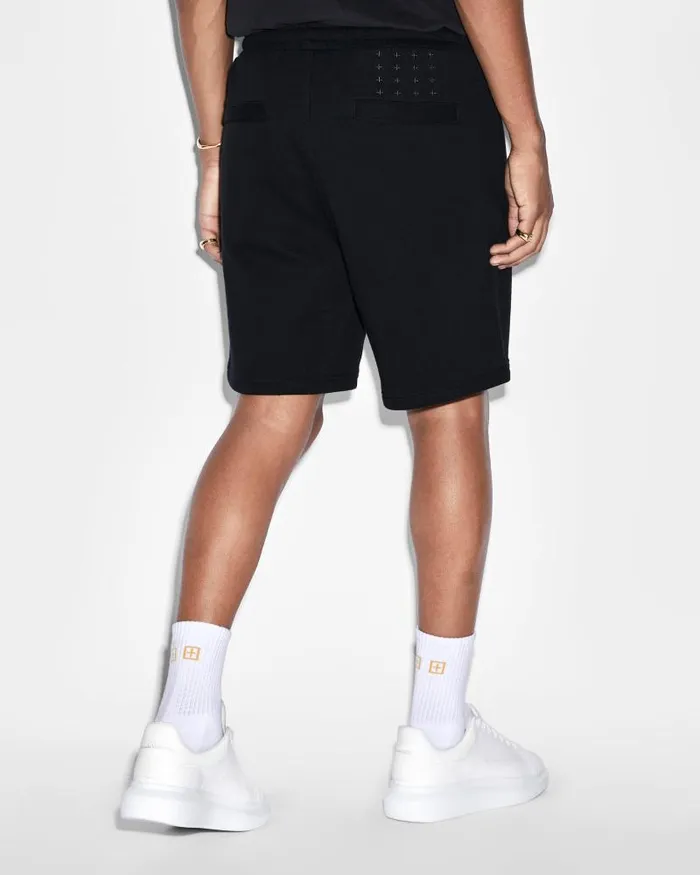 Ksubi 4 X 4 Trak Short Jet Black Mens Sweatpants