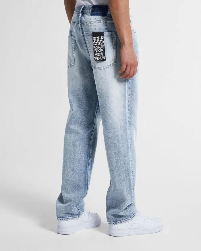 Ksubi Anti K Punk Blue Mens Relaxed