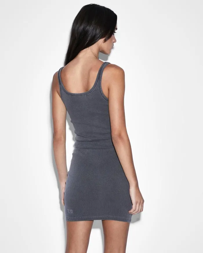 Ksubi Arise Tank Dress Coal Womens Dresses