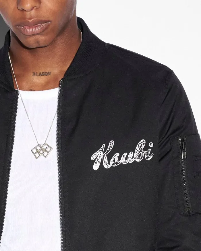 Ksubi Autograph Bomber Blackwhite Mens Jackets