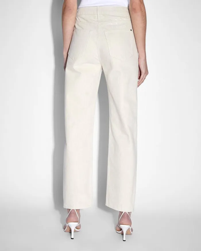 Ksubi Brooklyn Jean Ecru Womens Straight