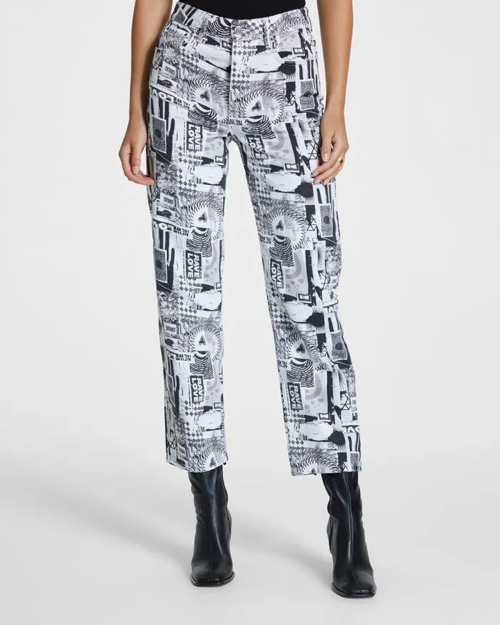 Ksubi Brooklyn Jean Pure Love Bandw Womens Straight