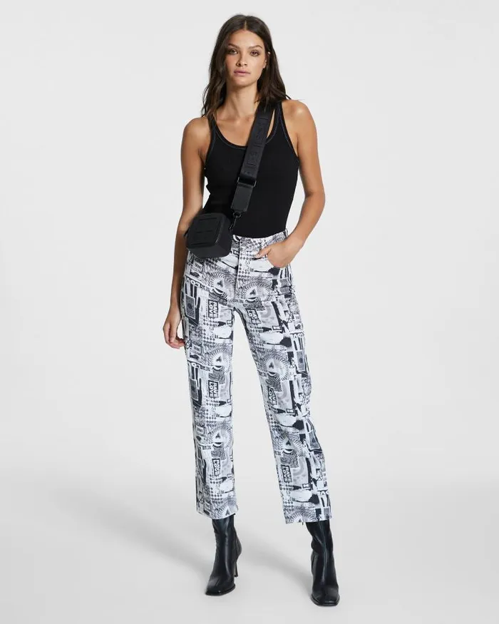 Ksubi Brooklyn Jean Pure Love Bandw Womens Straight