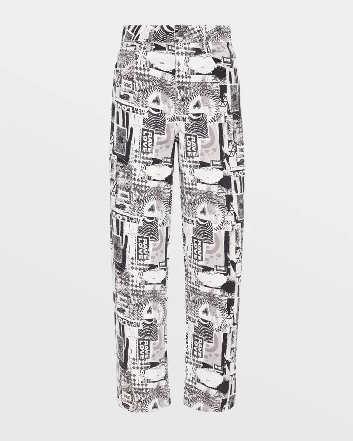 Ksubi Brooklyn Jean Pure Love Bandw Womens Straight