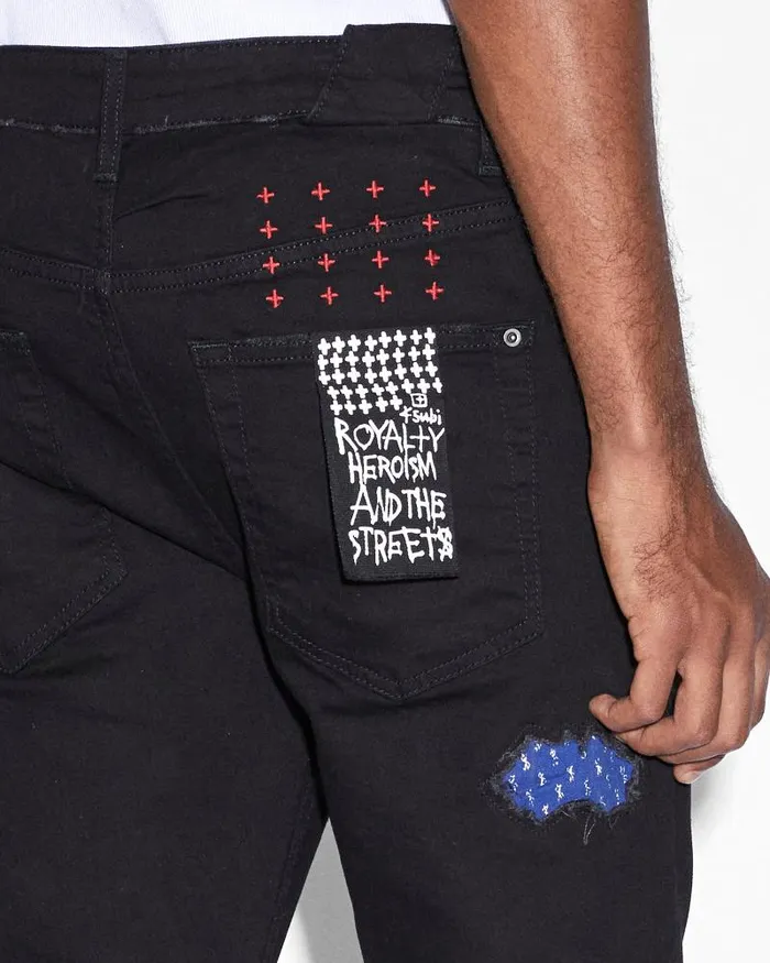 Ksubi Chitch Nyc Laid Black Mens Skinny