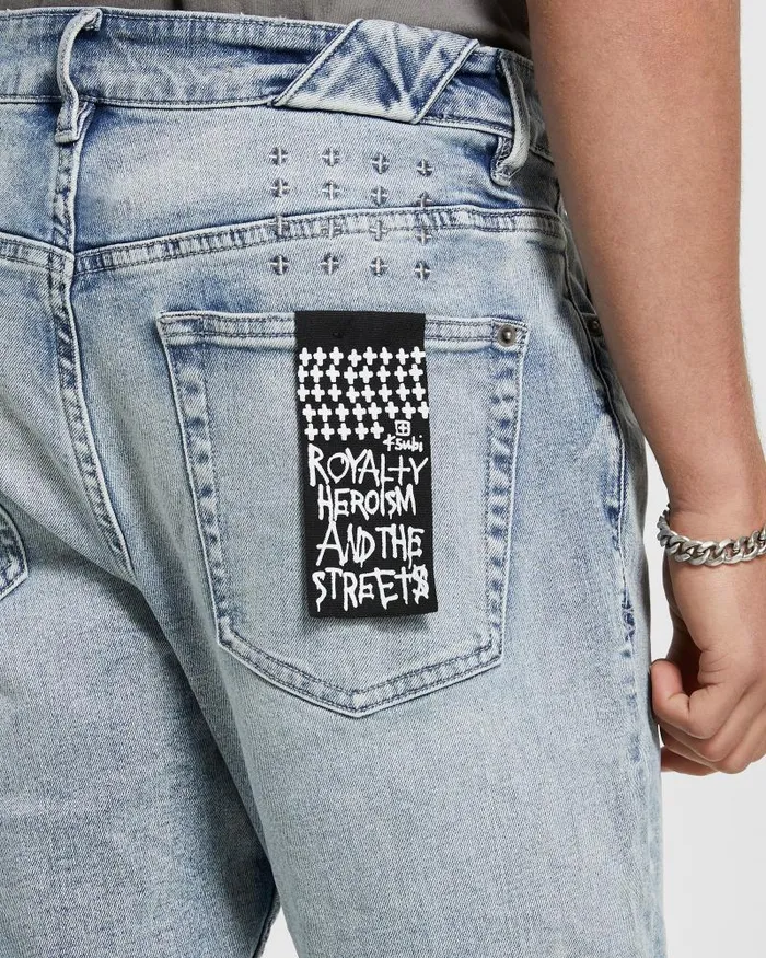 Ksubi Chitch Punk Blue Mens Skinny