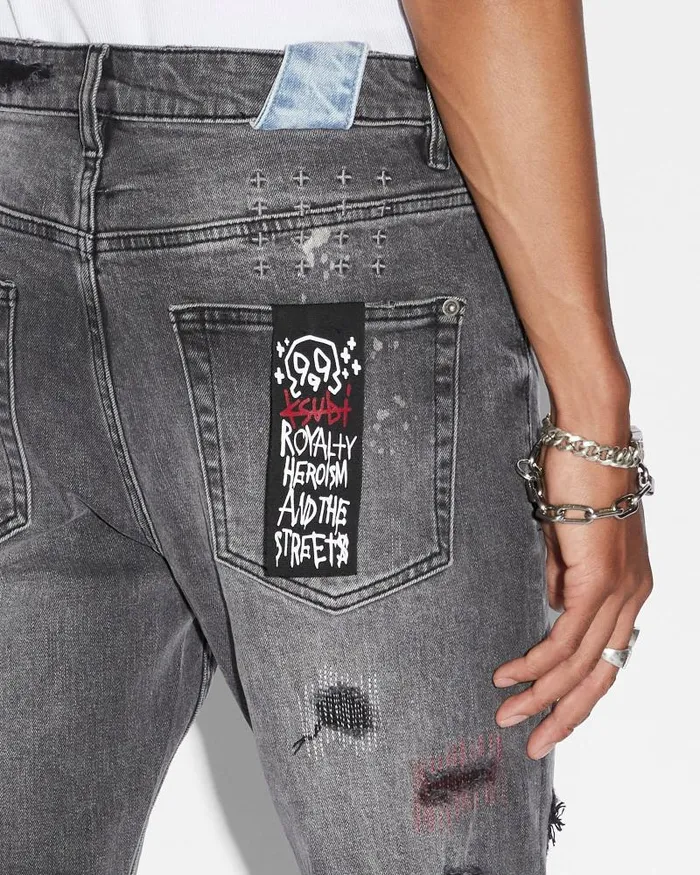 Ksubi Chitch Trashed Devil Mens Skinny